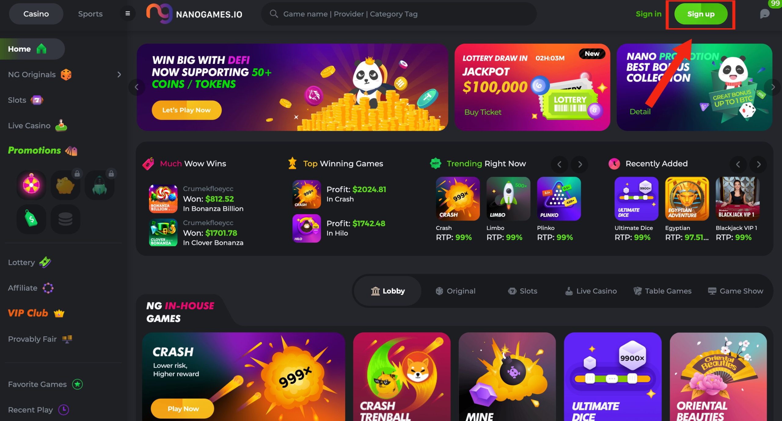 nanogames registration